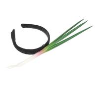BESTOMZ Decorative Headband for Adults with Green Onions Design, Plastic Material, Costume Accessory and Festive Feeling, for Theme Party and Festival Accessories