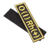 BESTOMZ Delicate Blood Type Patch with Hook and Loop Fastener for Tactical Equipment and Clothing, Easy Attachment, Practical Nylon and Polyester Material Patch for Clothes and Backpacks