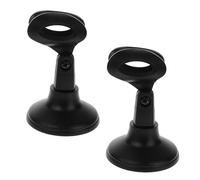 BESTOMZ Desktop Microphone Stand for Recording Studios and Public Speaking 2pcs round Base Mic Stand Desk Holder Easy to Clean, No Installation Required for Microphones
