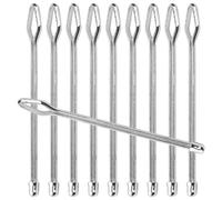 BESTOMZ Drawstring Threader 10pcs Iron Clips for Elastic Waistbands, Sewing Tool with Comfortable Grip, Perfect for Travel Use