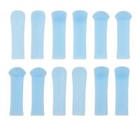 BESTOMZ Ear Wax Removal Replacement Covers Silicone Soft Tips 12pcs Set for Personal Ear Hygiene
