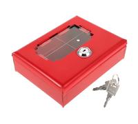 BESTOMZ Emergency Key Lock Box Iron Fire Extinguisher Boxes Red Wall Mount Easy Installation Rapid Retrieval for Doors and Windows in Emergency Scenarios