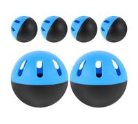 BESTOMZ Eva Soft Practice Baseballs Lightweight Hollow Structure with Perforated Surface 6pcs Set Compatible with Training Equipment for Beginners for Professional Training Fields