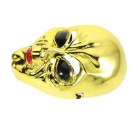 BESTOMZ Extraterrestrial Mask Full Head Plastic Scary Halloween Costume Mask for Carnival Party Dress up Cosplay with Realistic Et Face and Fun Masquerade Accessory