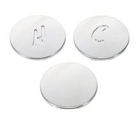 BESTOMZ Faucet Handle Index 3PCS Plastic Knob Covers Simple Installation Universal Hot Cold Water for Shower and Bathtub