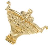 BESTOMZ Flower Pot Rack with Unique Middle Eastern American Style Golden Zinc Alloy Vase Stand Holder Built to Last and Flexible Combination , for Home and Cafe Decoration