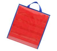 BESTOMZ Foldable Classroom Pocket Chart Tabletop Teaching Card Holder with Double-sided Oxford Cloth and Pvc Material for Word Recognition and Spelling Practice