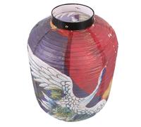BESTOMZ Foldable Paper Lantern Lampshade Practical and Chic Hanging Lamp Shade with Delicate Winter Melon-Shaped Design for Home Decoration and Party Lighting