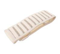 BESTOMZ Foldable Skin-friendly Flax Bath Scrub Towel Long Back Scrubber for Exfoliating and Deep Cleaning, Body Shower Back Scrubber for Home Bathing and Personal Care
