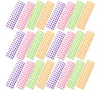 BESTOMZ Grease Proof Food Paper Sheets for Snack Bars and Party-Themed Decorations 400pcs Checkered Printing, Non-Stick and Reliably Thick Baking Paper for Cakes and Food