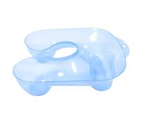 BESTOMZ Hair Washing Neck Tray Neck Rest Plastic Washable Smooth Edges Blue for Hairdressing Professional Salon Use