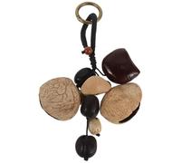 BESTOMZ Handmade African Nutshell Musical Shaker Rattle Bracelet Lightweight Percussion Instrument for Mindfulness Support and Creative Expression in Classrooms and Group Activities