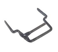 BESTOMZ Heavy Duty Iron Brick Clamp Lifting Tool for Construction and Masonry Ergonomic Brick Tongs to Reduce Physical Labour Intensity