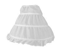 BESTOMZ Hoop Skirt Shirt Skirt Girls' Skirts Skorts Flower Girl Dresses for Weddings, Petticoat Half Flower Girl Crinoline Skirt