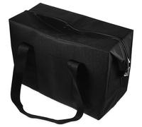 BESTOMZ Insulated Food Carrier Foldable Cooler Bag Large Capacity 20l Oxford Cloth with Zipper Closure and Aluminum Insulation for Picnics and Camping Trips