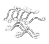BESTOMZ Kayak Handles Silver Handles 10pcs Stainless Steel Sturdy and Portable Boat Deck Hardware Accessories for Cruise Ships and Kayaks for Outdoor Boating