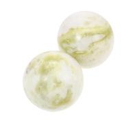 BESTOMZ Lantian Jade Finger Exerciser Balls for Hand Pain Relief and Improved Sleep Patterns, Chinese Massage Fitness Balls Suitable as Gifts for Elderly People