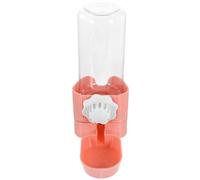 BESTOMZ Leak-proof Pink Rabbit Water Bottle Made of Sturdy Pp Material, Automatic Pet Water Feeder Suitable for Bunny and Hamster in Pet Cage, Prevents Contamination