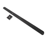 BESTOMZ Long Handled Wooden Shoe Horn 55cm Black with Magnetic Easy Mount, Smooth and Stable Construction, Versatile Footwear Compatibility, Shoe Assist Tool for Pregnant Women
