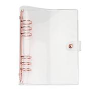 BESTOMZ Loose Leaf Cover Notebook Cover A5 Pvc High Durability No Smell Design Travel Handbook