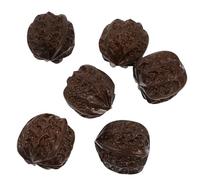 BESTOMZ Massage Balls and Stress Relief Hand-Carved Agarwood 6pcs Walnut for Acupoint Therapy with Ergonomic Design Gifts for Grandparents and Leisure Time
