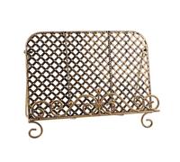 BESTOMZ Metal Cookbook Stand for Kitchen Counter â€“ Space Saving Recipe Holder with Adjustable Angle, Sturdy Iron Reading Rack for Cookbooks, Tablets, and Magazines, 12.6x10.3x1.6 Inches,