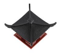 BESTOMZ Miniature Bonsai Garden Ornaments Intricate Chinese Architectural Model Pavilion Plastic Material Realistic Details Easy Maintenance Versatile Decoration Water and Land Tank Fairy