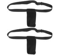 BESTOMZ Neoprene Massage Essential Oil Bottle Waist Bags with Adjustable Straps 2pcs Easy to Wash and Convenient to Carry, for Massage Use and Travel