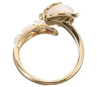 BESTOMZ Open Golden Metal Material Adjustable for Women Rhinestones Animal with Beautiful Design, for Evening and Party Wear