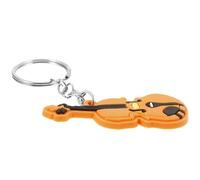 BESTOMZ Ornament Creative Versatile for Music Enthusiasts Violin Key Chain Pendant Made of Plastic and Zinc Alloy an Elegant Keychain or Pendant