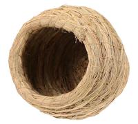 BESTOMZ Parrot Grass Nest Portable Birdhouse for Garden Decoration and PET Breeding with Comfortable and Safe Features