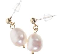 BESTOMZ Pearl Freshwater Baroque Delicate, Earrings or Ear Women for Irregular Shape Accessories, Elegant and Unique Decoration Everyday Wear or Engagement