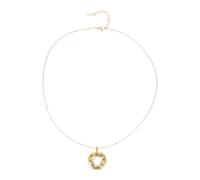 BESTOMZ PET Ashes Pendant Keepsake with Chain, Titanium Steel Golden | Hanging Urn Style, Tight Seal Design, for Women and Men, Memorial Use, PET Bone Ashes Holder