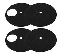 BESTOMZ Pet Grooming Sandpaper Refills with Adhesive Backing 4pcs for Cat and Dog Nail Scratch Boards Sturdy Replacement Sheets for Effective Claw Filing