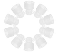 BESTOMZ Plastic Stoppers Efficient Organization 100 Pcs for Test Tubes with Winged Design, Reusable Plastic Purge Plugs and Easy Insertion for Laboratory Bottles for Hospitals