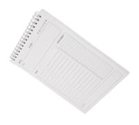 BESTOMZ Portable Daily Planner Notepad with 80 Sheets Thick Paper and Easy to Store Design, White Paper to Do List Notepad for Desk Planning and Organising Tasks