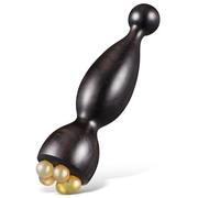 BESTOMZ Portable Eye Massager Natural Luxurious Touch Goat Horn Material Unique Shape Targeting Specific Acupoints Circulation Professional Facial Care on The Go