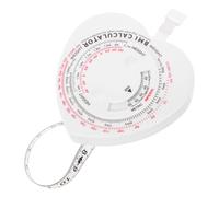 BESTOMZ Portable for Accuracy Heart-shaped High with Measure Tape Body and Auto-rolling Feature, Soft Plastic Measuring Circumference Measurement Waist Fitness