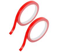 BESTOMZ Professional Tennis Cover Replacement Tape with Adhesive Backing, Portable Red Cloth Racket Edge Protector for Table Tennis Paddle, Anti-collision Sports Supply, 1 Roll