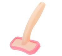BESTOMZ Rabbit and Small Pet Grooming Brush for Dogs Cats Soft Silicone De-shedding Bath Massage Comb Pet Comb for Cats and Rabbits Small Pets Friendly