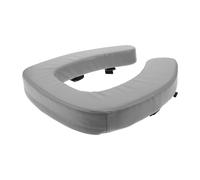 BESTOMZ Raised Toilet Seat Cushion with Thick Waterproof Sponge for Seniors and Disabled and Pu Material, Height Increasing Design for Family Bathroom Comfort and Support