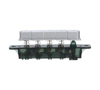 BESTOMZ Range Hood Buttons Kitchen Hood Keyboard Switch 5-button Plastic Metal Control Panel Precise Control Home Cooking Use