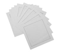 BESTOMZ Reusable Cotton Cocktail Napkins and Modern Table Decoration Washable and Absorbent Cloth Dinner Napkins 10pcs 11.5cm for Home Gatherings