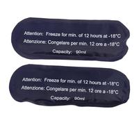 BESTOMZ Reusable Ice Packs Cooler Storage with Portable Oxford Cloth Design 2pcs Instant Hot or Cold Pack for Medications for Travel and Outdoor Activities