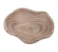 BESTOMZ Rustic Wooden Bird Bath Bowl for Garden and Semiindoor Settings, Vintage Style Outdoor Wildlife Water Feeder, Black Shallow Bird Bath Dish to Attract Pollinators with Easy