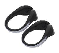 BESTOMZ Safety Shoe Clips Abs Material for Running and Cycling Light 2pcs Super Lightweight with Multi-settings, Personal Safety during Outdoor Sports at Night