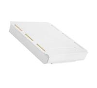 BESTOMZ Self-adhesive under Desk Drawer Organizer Box for Hidden Storage, Plastic Desk Drawer Attachment with Space-saving Design Suitable for Tableware and Erasers in Dressing Rooms