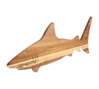 BESTOMZ Shaped with Smooth Acacia Wood Cutting Board and Easy Cleaning, Rustic Farmhouse Style Charcuterie Platter and Christmas Serving for Entertaining