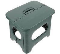 BESTOMZ Small Foldable Stool round Chamfers Portable and Practical Folding Stool Made of Sturdy Pp Material in Colour for Bathroom and Travel Use