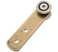BESTOMZ Smooth Metal Double Pulley Track Gliders for Semi-trailer Side Curtains Heavy Duty Easy Sliding Steel Construction